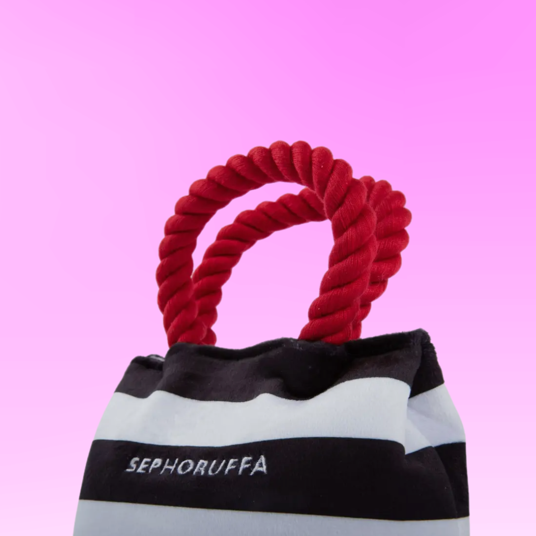 Sephoruffa Shopping Bag Dog Toy