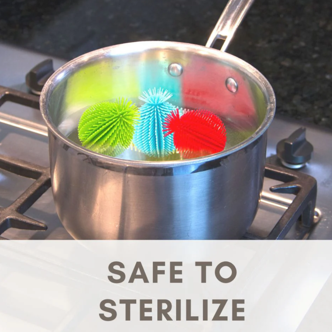 Food Grade Silicone Sensory Tactile Fidget Ball - 3 Pack