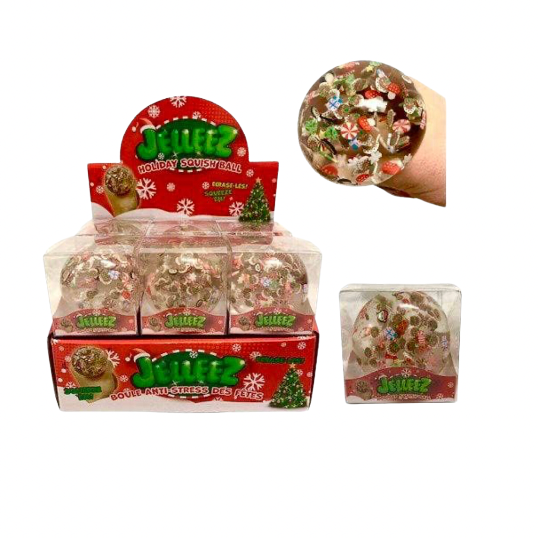 Jelleez Christmas Squish Ball