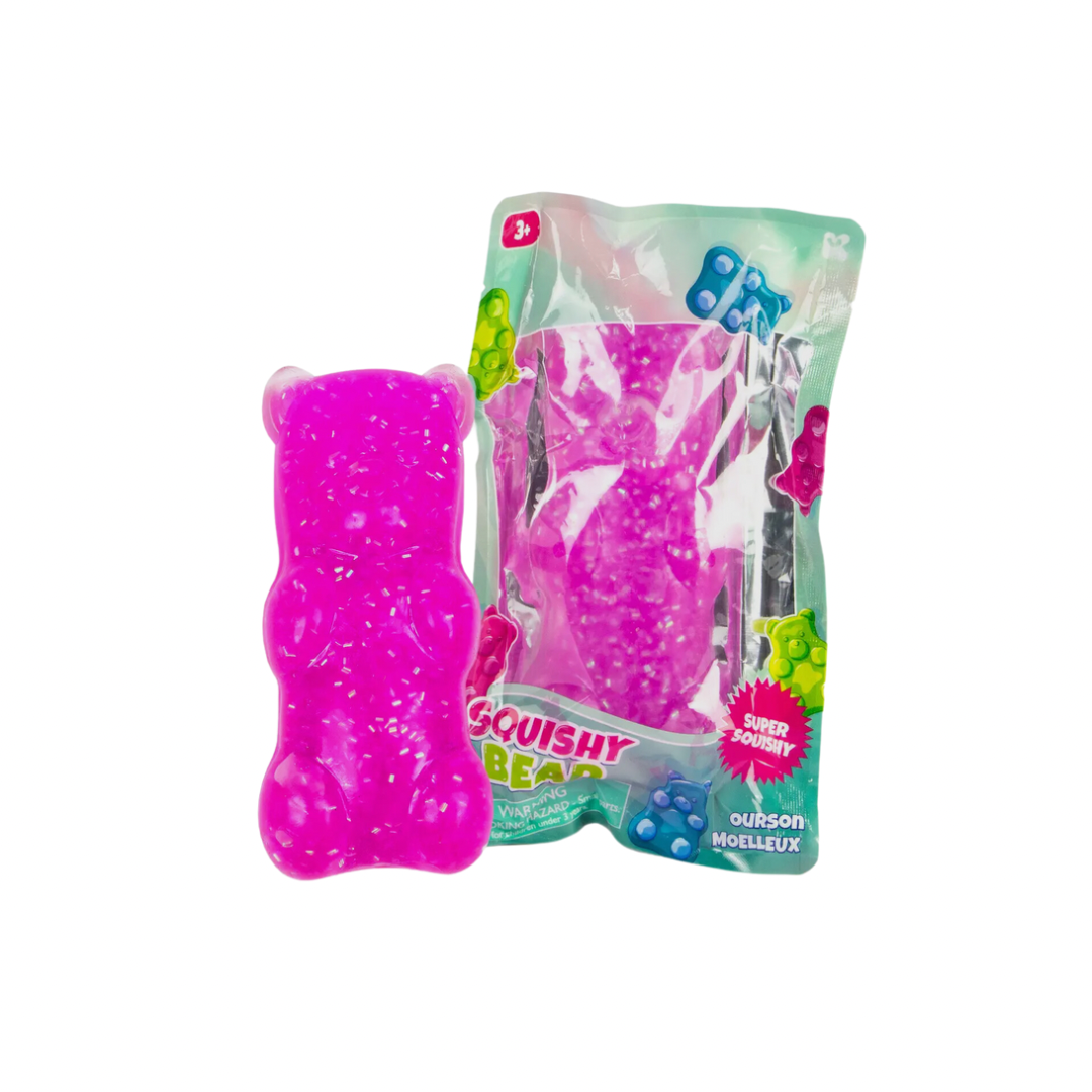Sparkle Squishy Gummy Bear by Keycraft