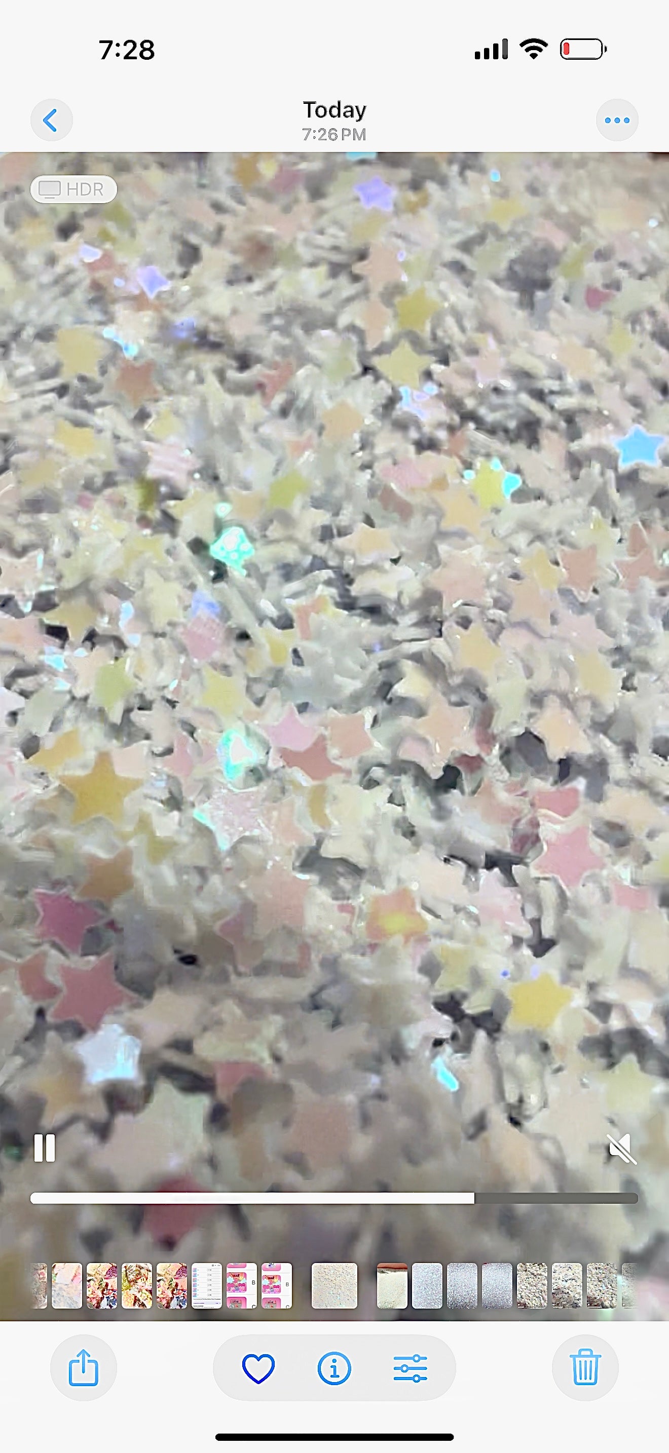 Shiny Iridescent Star Glitter