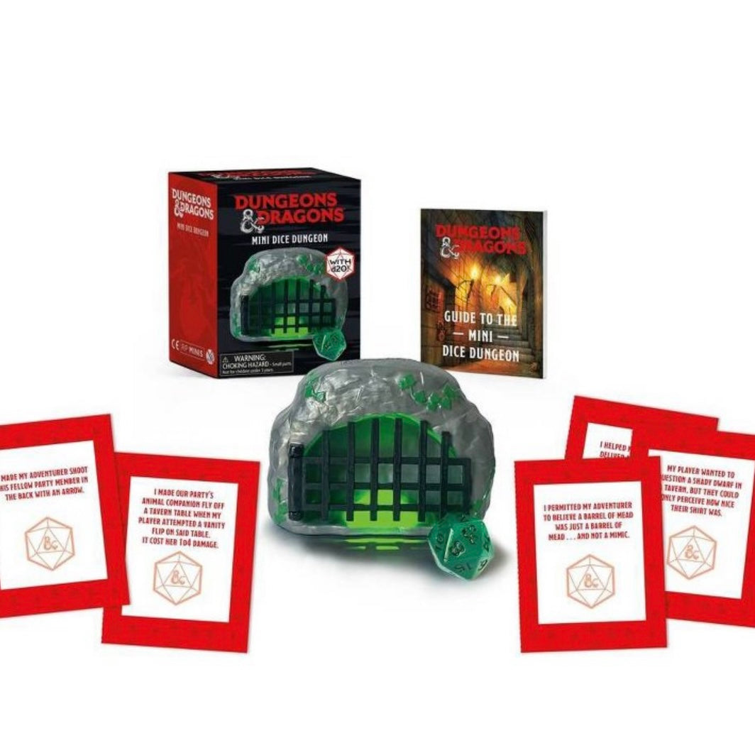 Dungeons & Dragons Mini Dice Dungeon with D20