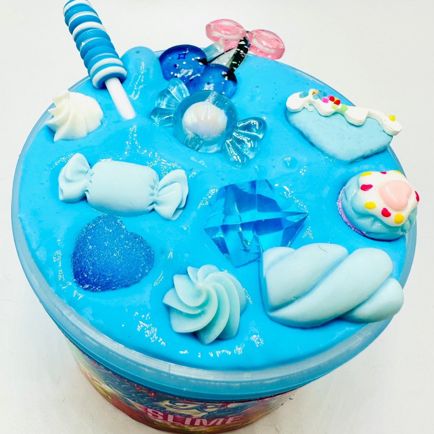 Blue Raspberry Cotton Candy Slime