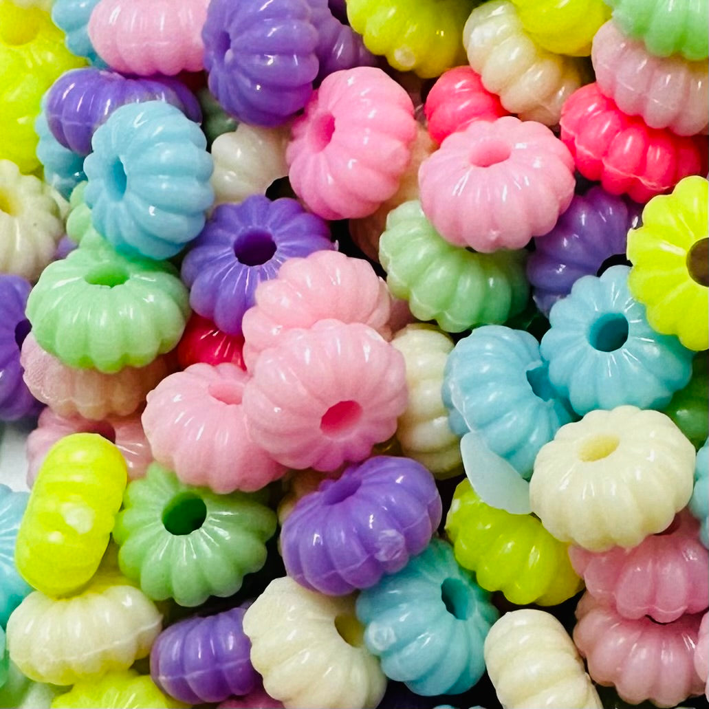 Acrylic Pumpkin Shape Beads