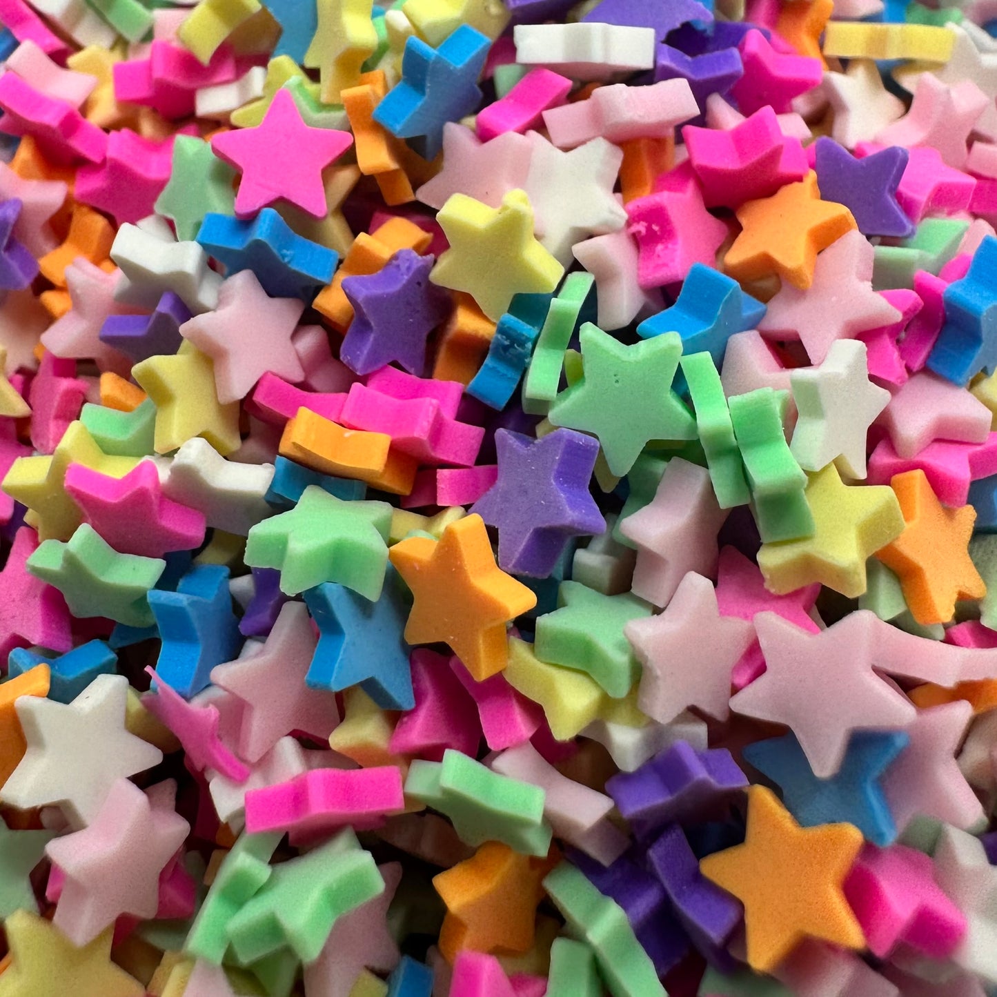 Star Polymer Clay Sprinkle Charms
