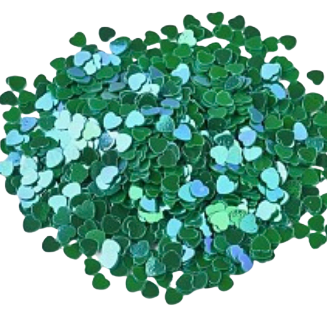 Dark Green Sequin Sprinkles