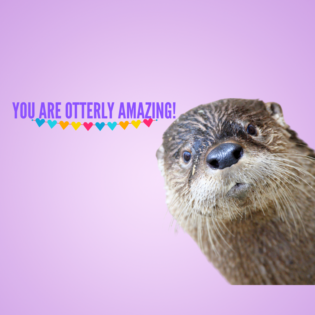 Central 23 Biglietto Compleanno Per Tata - 'Nanny You're Otterly Amazing' Con Adesivi - Cartolina 14,5x14,5 Cm Con Busta, Design Simpatico Lontra