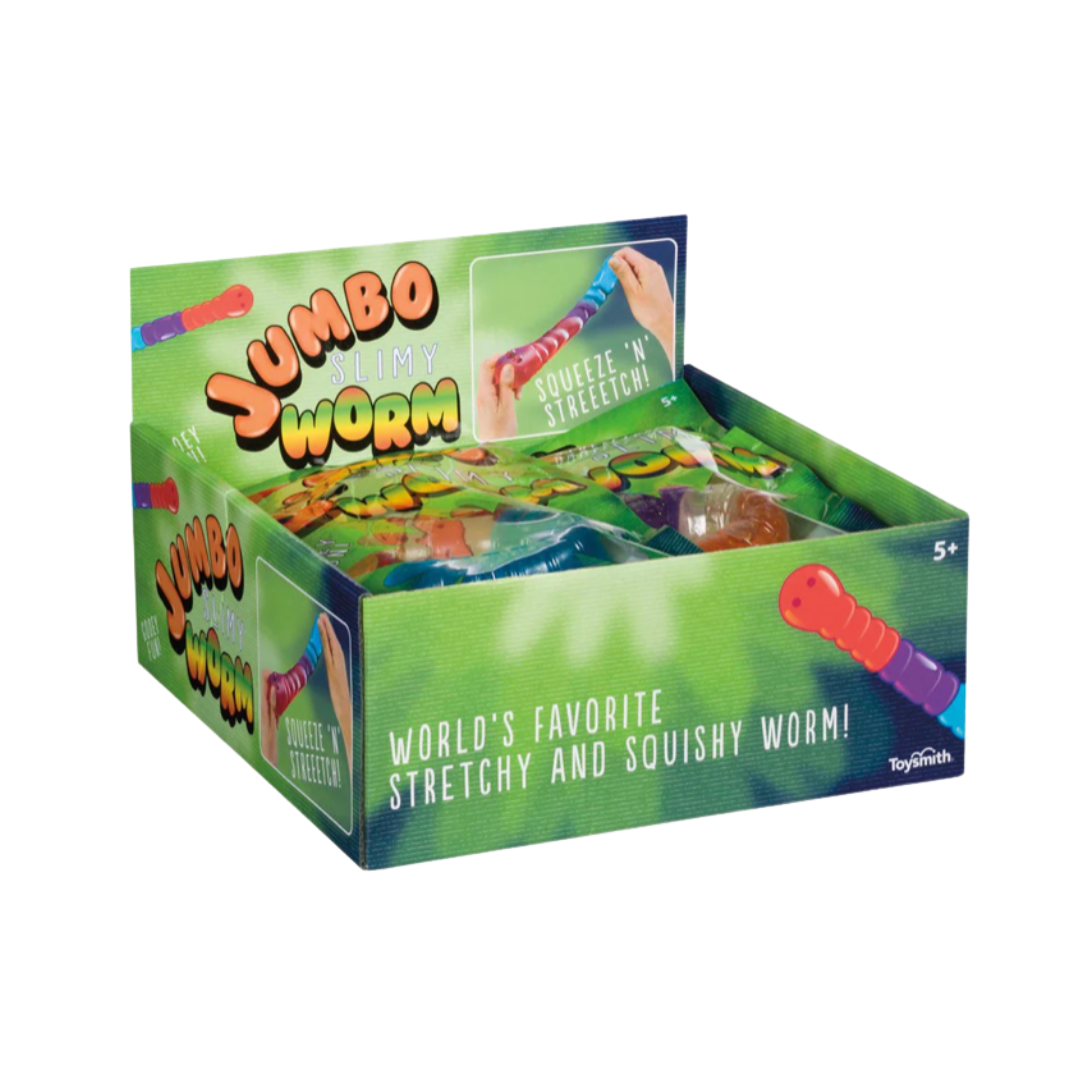 Jumbo Slimy Worm Stretchy Squishy Toy