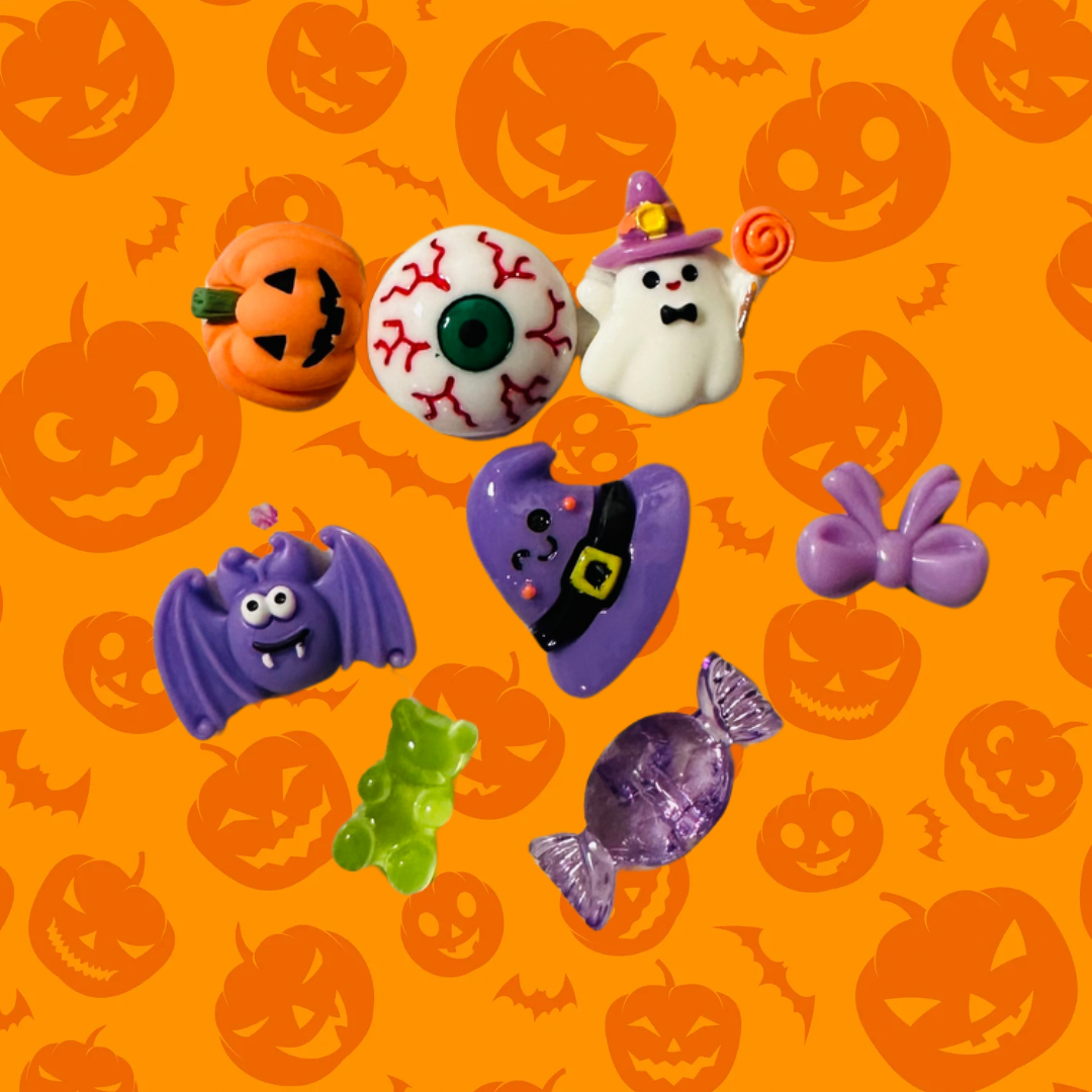 Mixed Halloween Themed Charm Bag