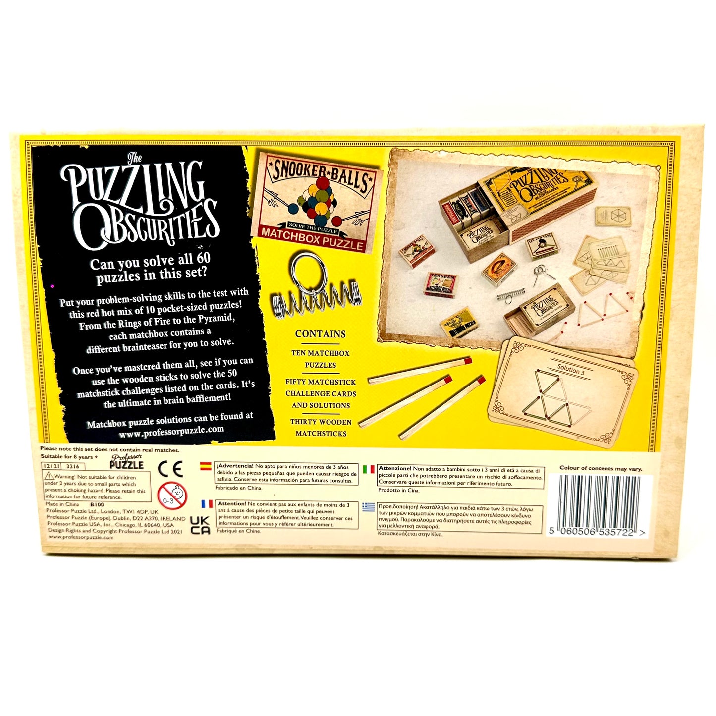 Puzzling Obscurities Box of Brain Teasers