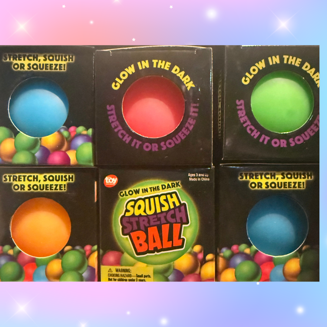 Glow in the Dark Squish Stretch Ball