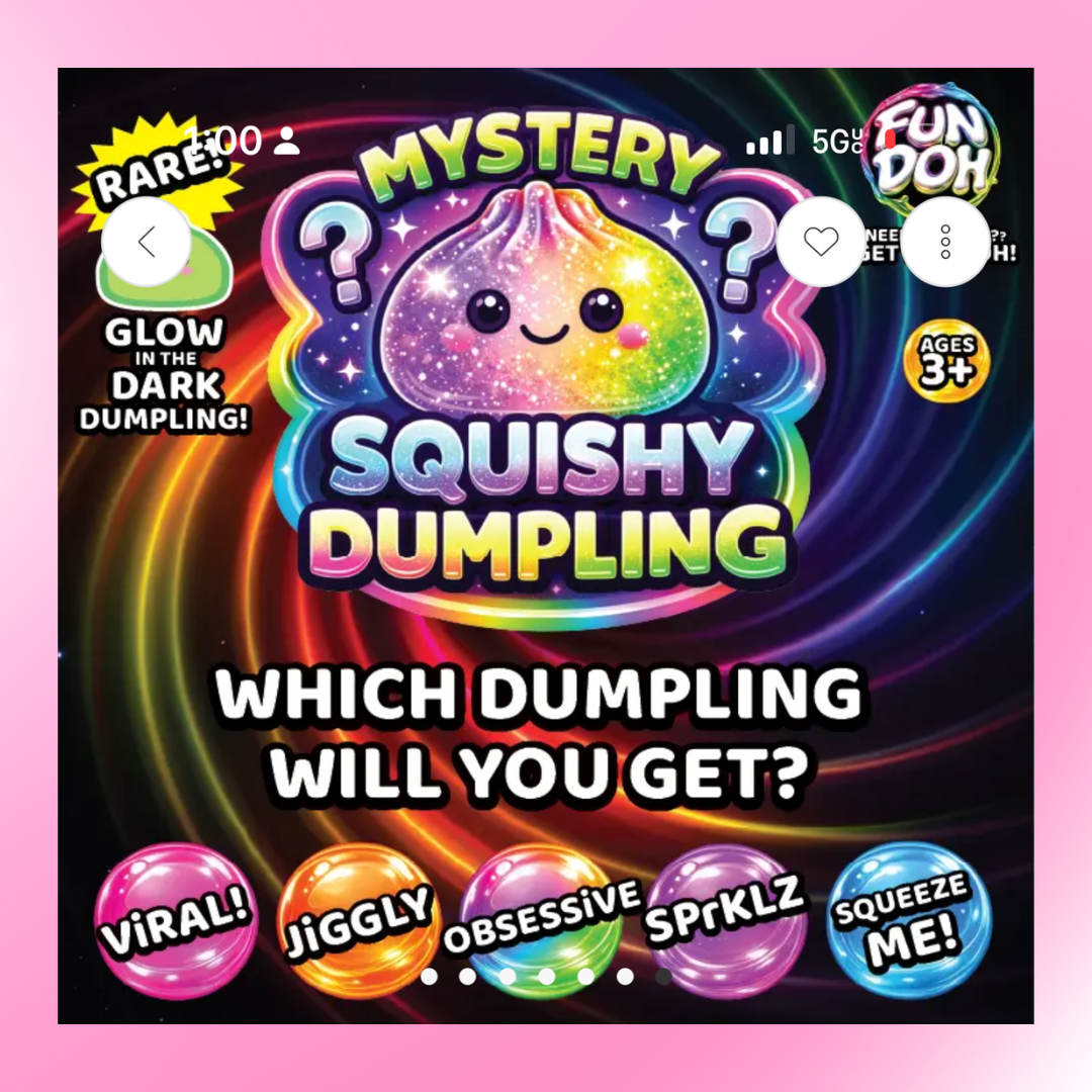 Fun Doh Mystery Dumpling Squishies