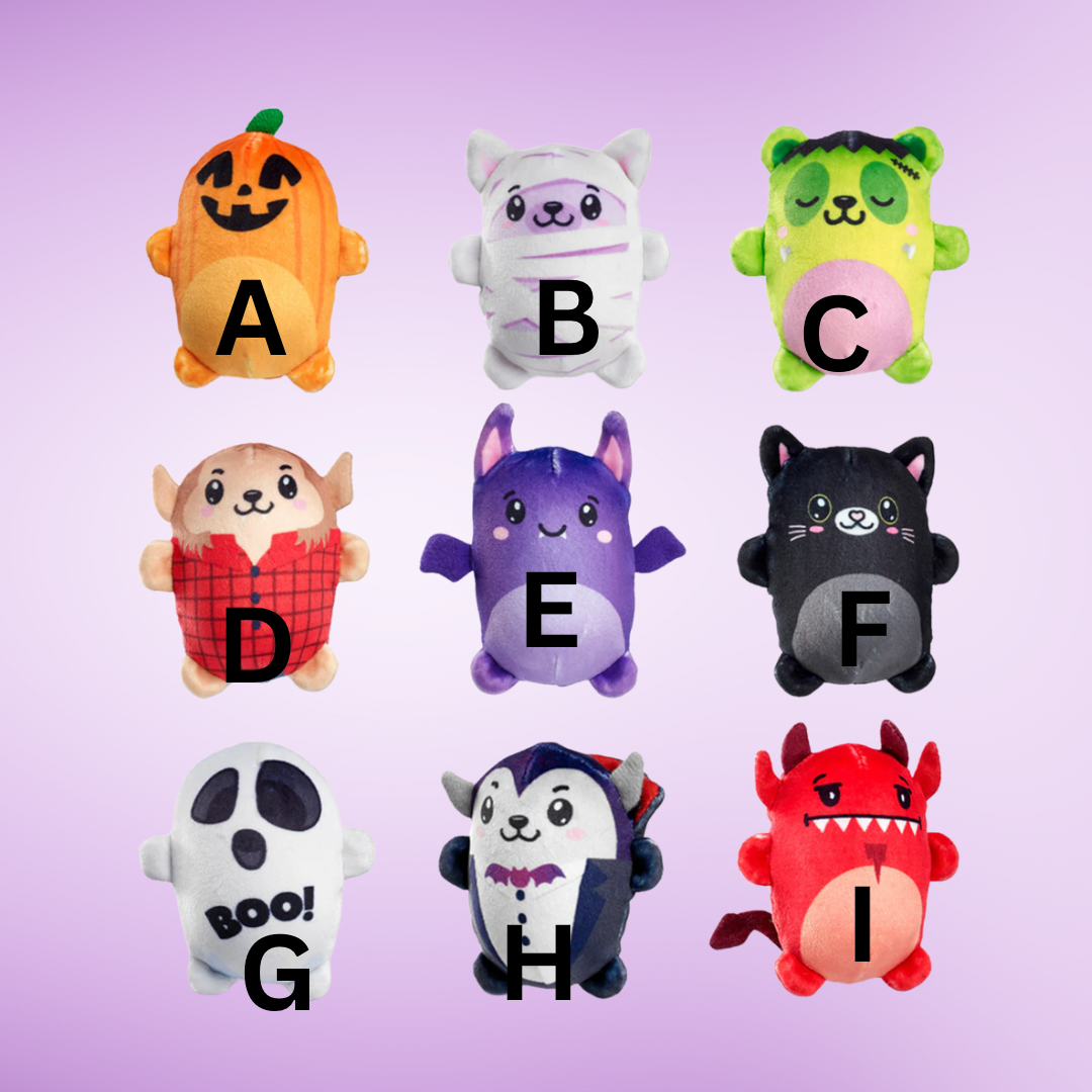 Bubble Stuffed Squishy Friends - Halloween Boo Edition