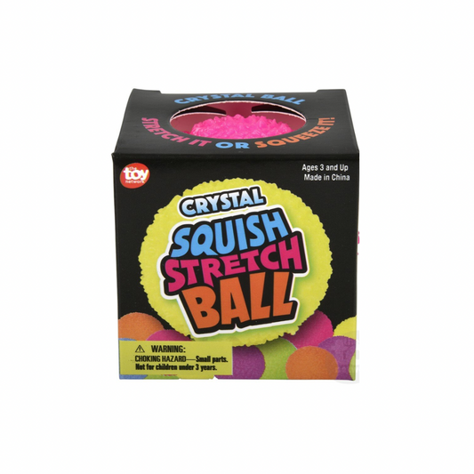 2.5" Squish And Stretch Crystal Gummi Ball