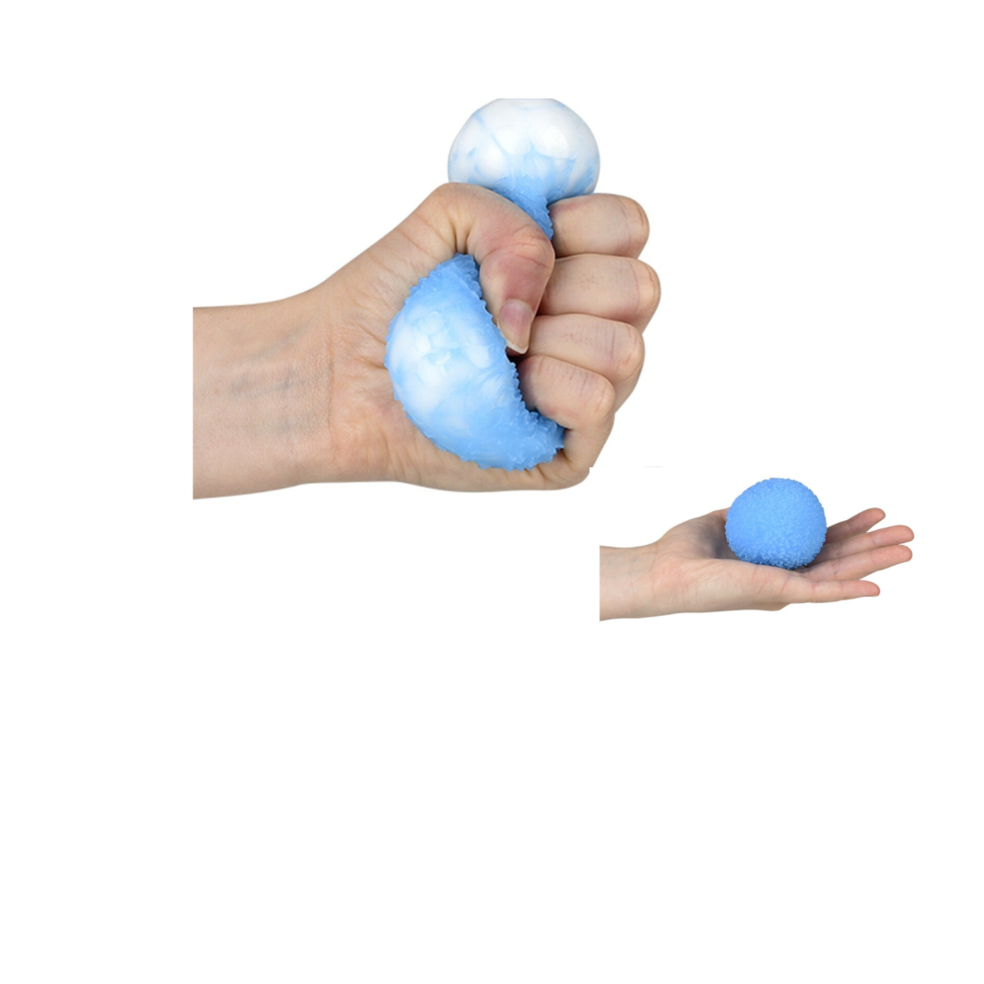 2.5" Squish And Stretch Crystal Gummi Ball