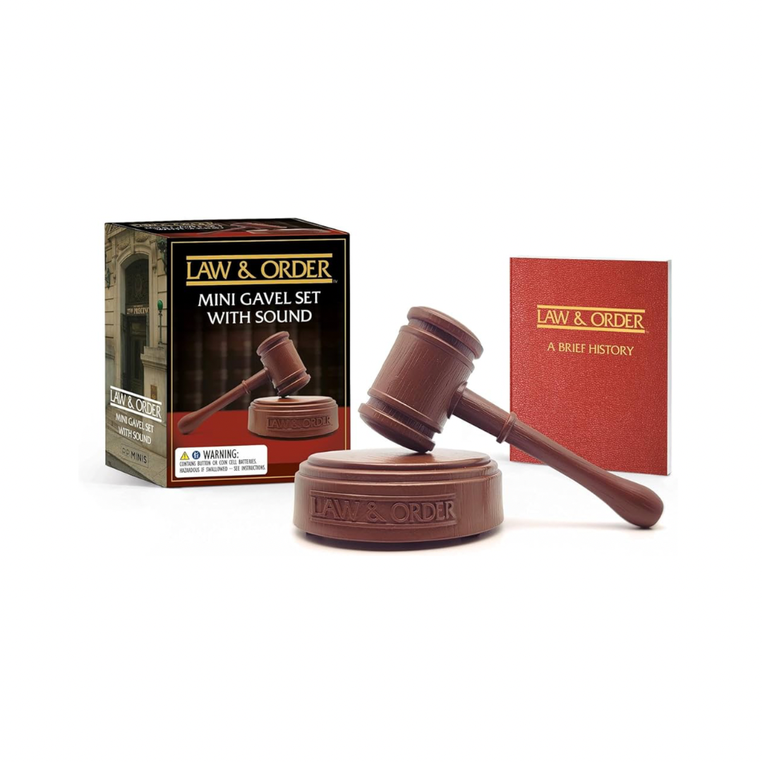 Law & Order Mini Gavel Set with Sound