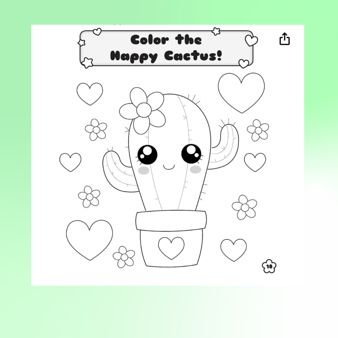 Kawaii Drawing, Coloring and Activity Book with Pencil Toppers Kit