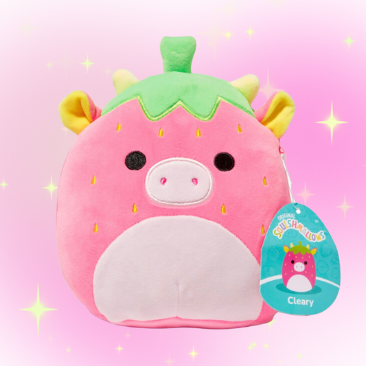 Squishmallows 8'' Cleary the Strawberry Cow