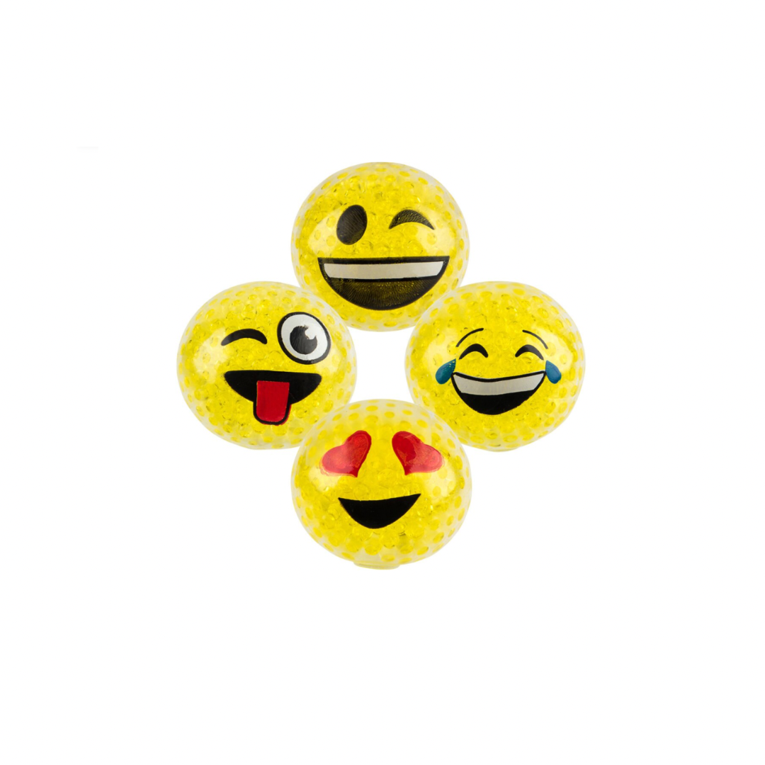 2.25” Squeezy Bead Emoticon Ball