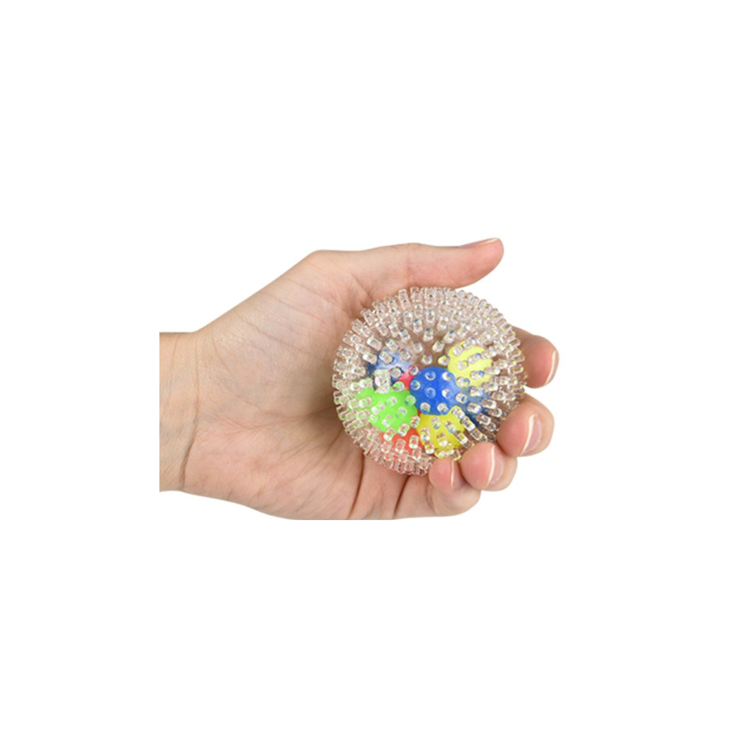 2.4" Squeezy Spiky Molecule Ball