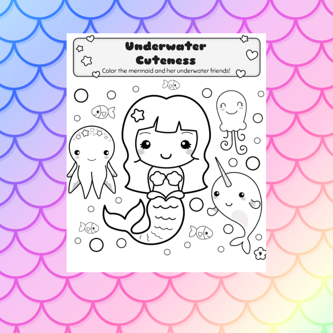 Kawaii Drawing, Coloring and Activity Book with Pencil Toppers Kit