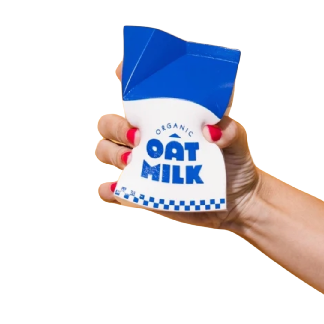 De-Stress Oatmilk Foam Squishy