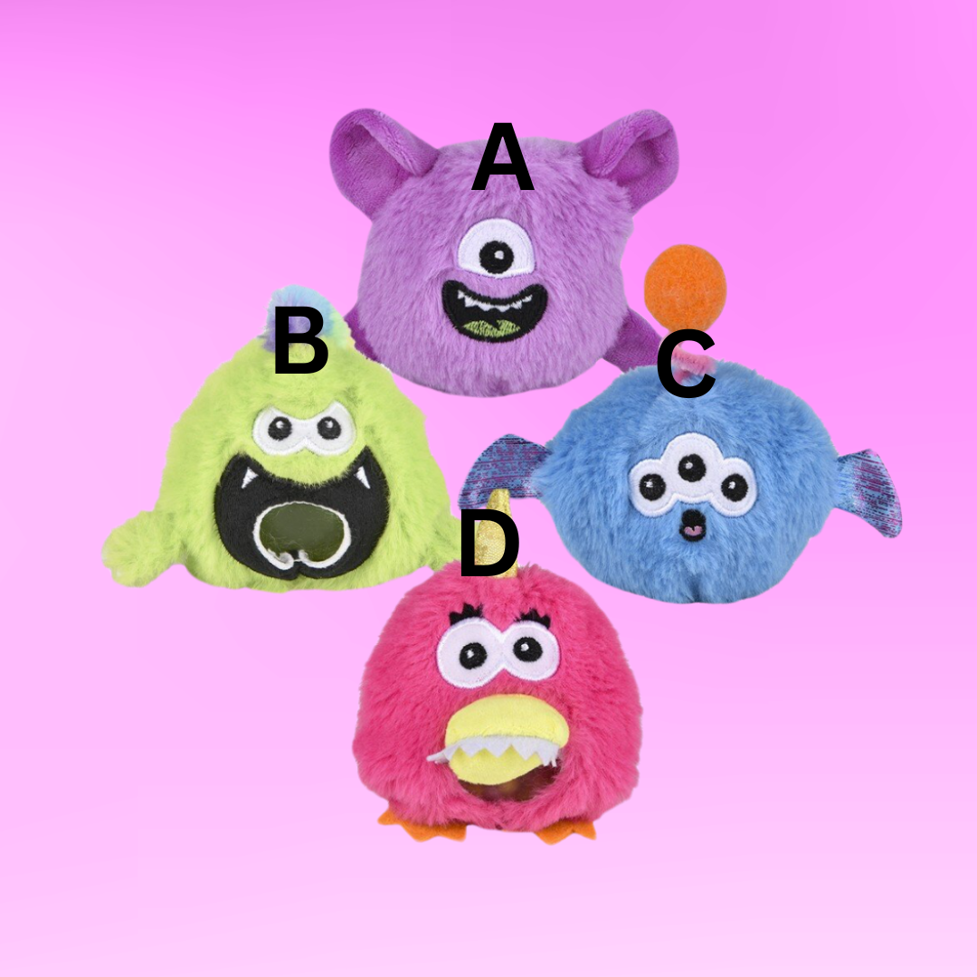 Squeezy Bead Monster Plush Ball