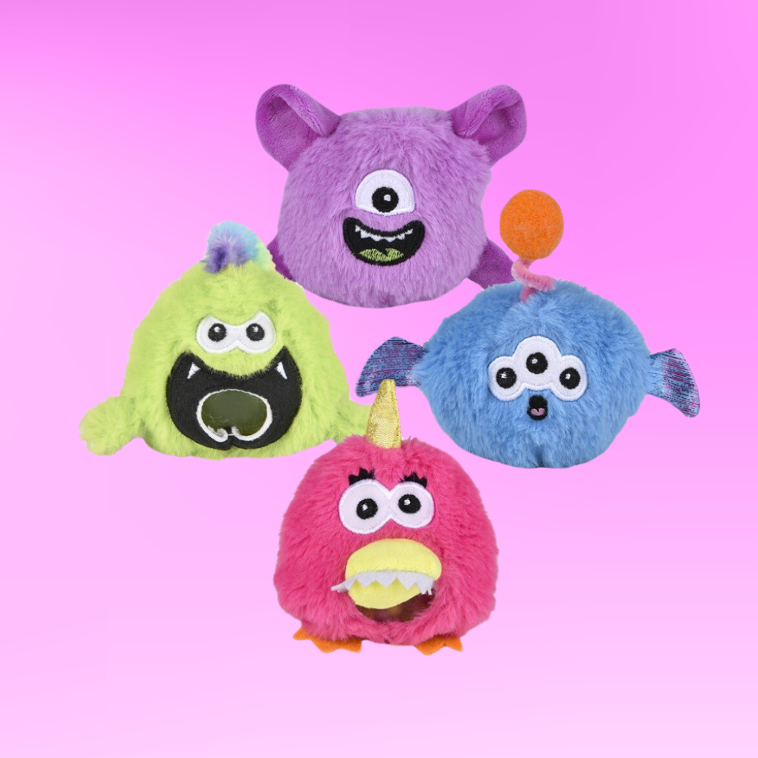 Squeezy Bead Monster Plush Ball