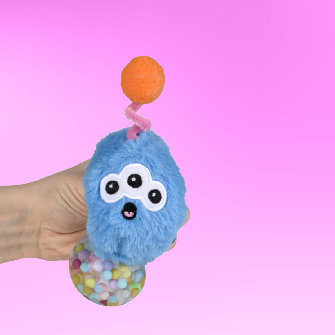 Squeezy Bead Monster Plush Ball
