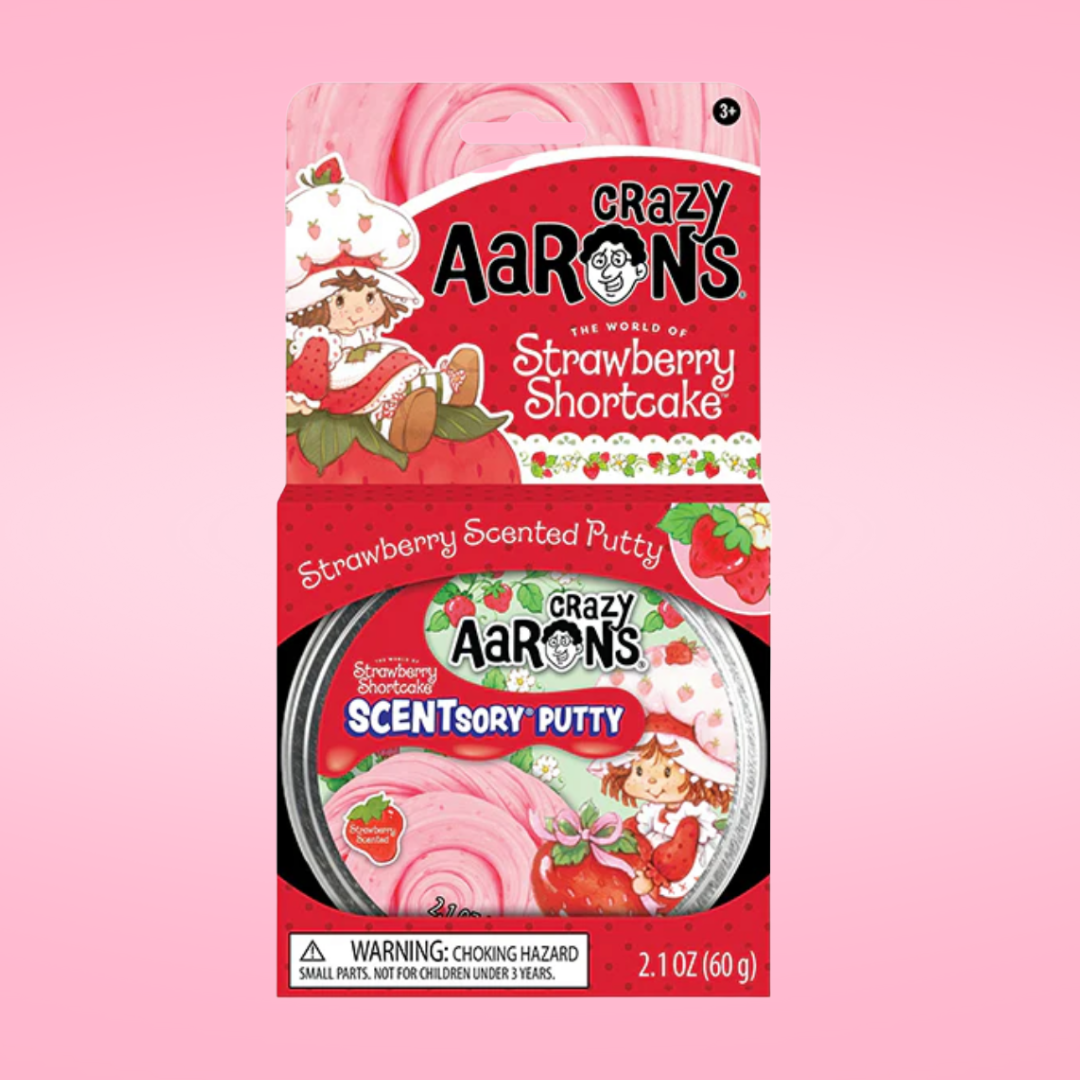 CRAZY AARON'S Strawberry Shortcake Thinking Putty