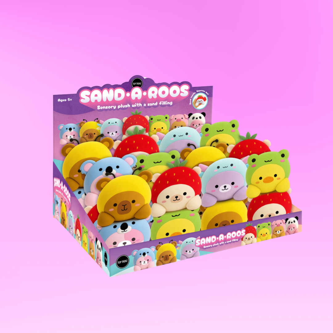 Sand-a-Roos Sensory Plush