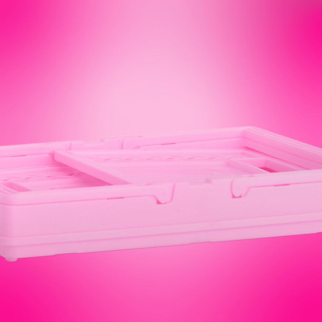 Pink Foldable Storage Crate Small