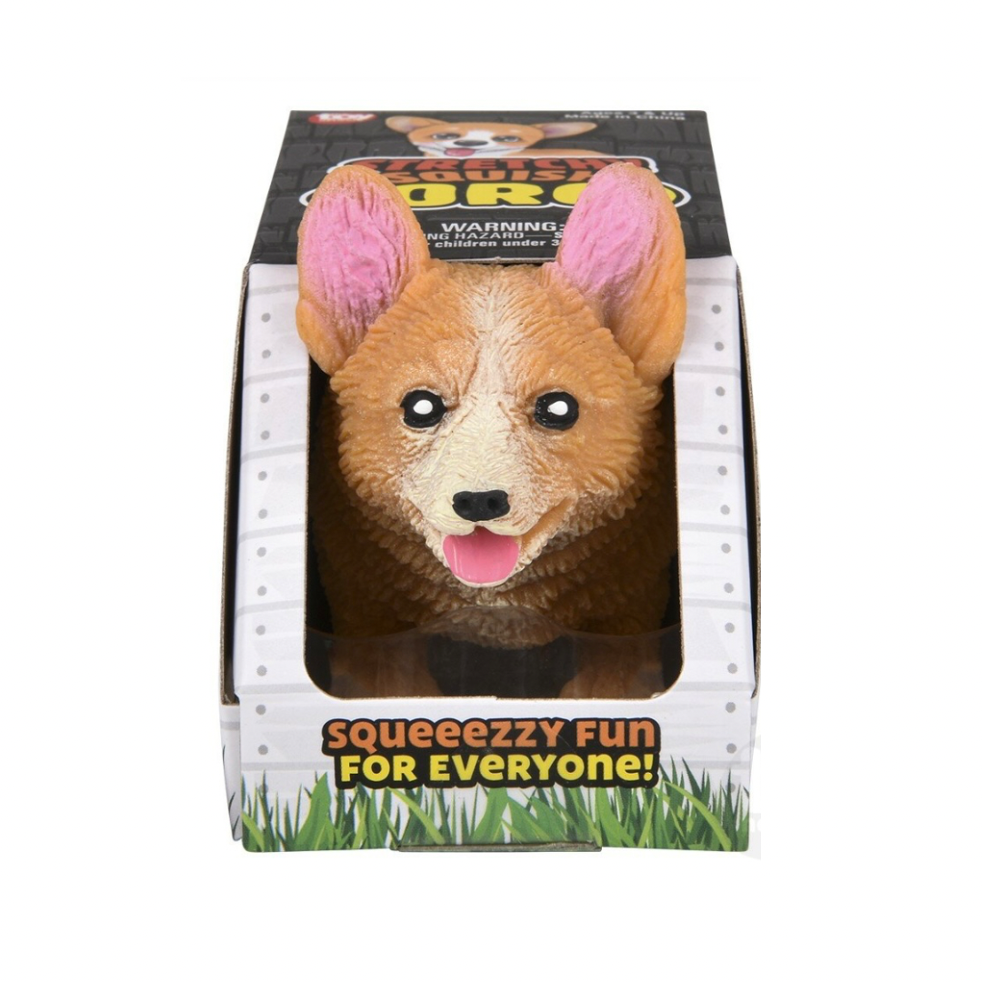 4" Stretchy, Squish Corgi