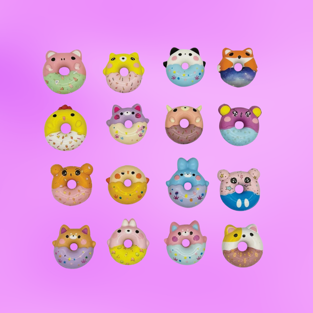 Slow Rise 2” Cute Donut Shaped Critters – The Store Before Time