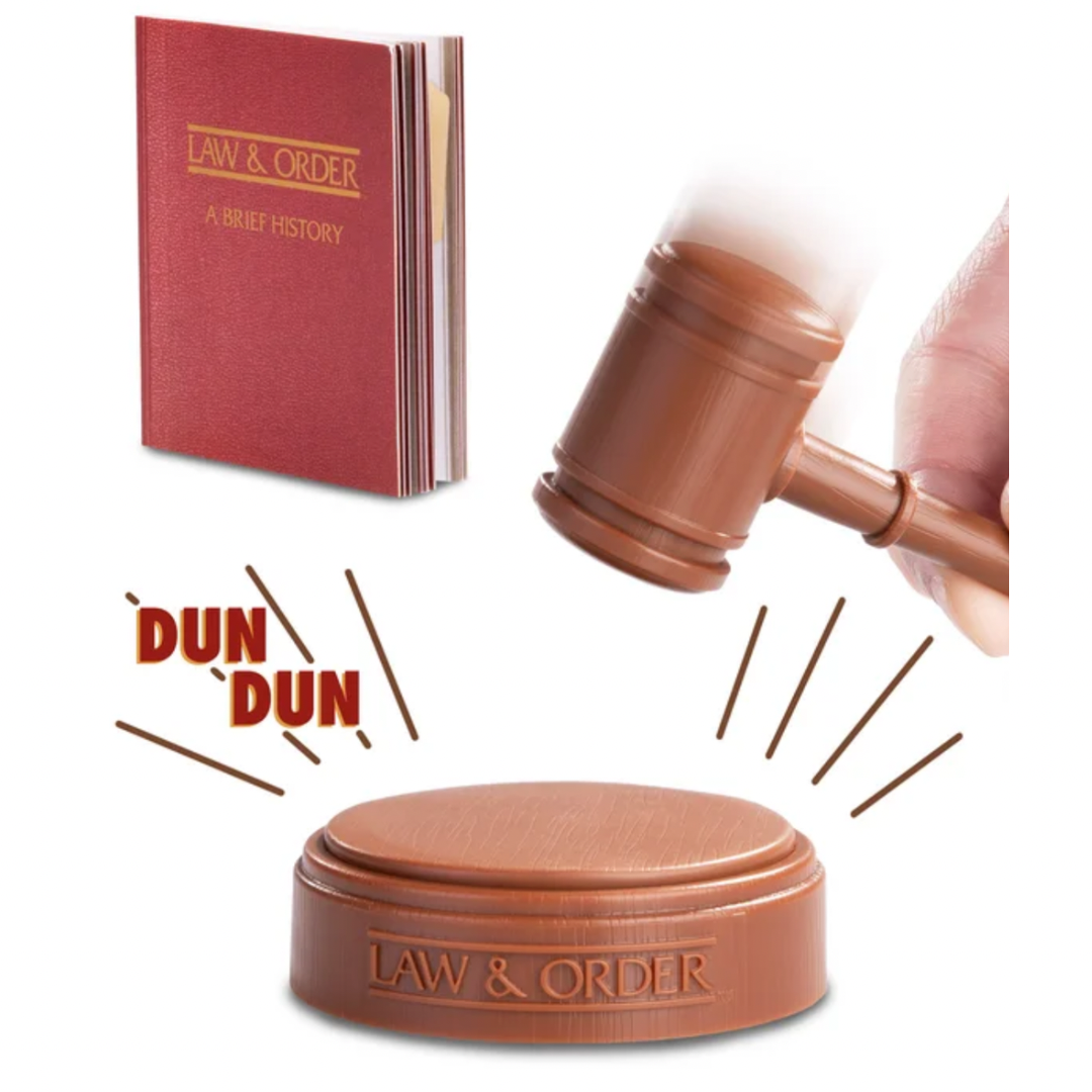 Law & Order Mini Gavel Set with Sound