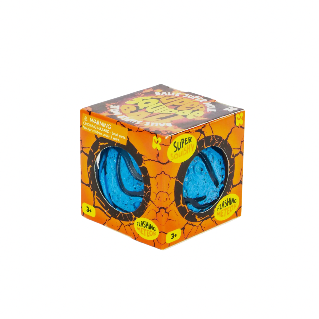 Keycraft Im Dunkeln Leuchtender Super-Squidge-Ball – 3 Farben, Zufällige Auswahl, Sensorisches Spielzeug