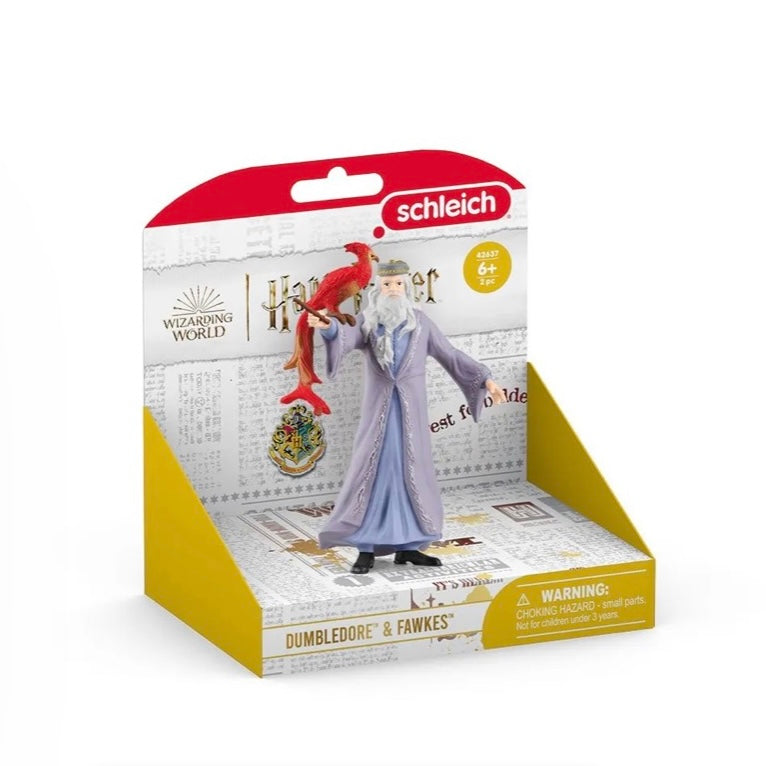 Albus Dumbledor and Fawkes