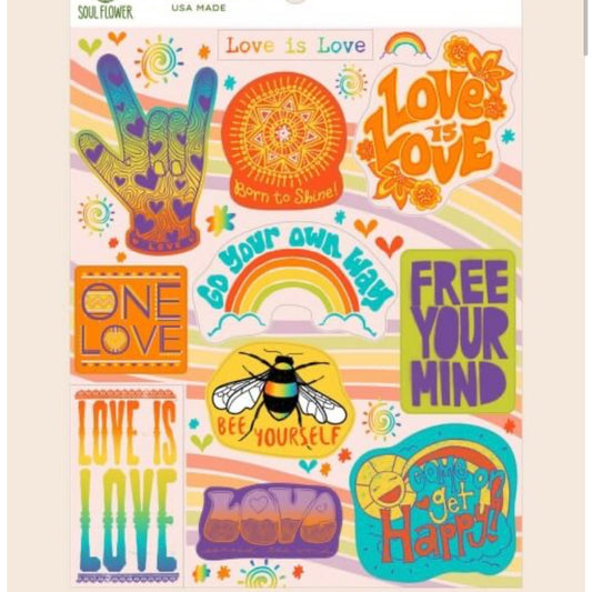 Soul Flower Sticker Sheets