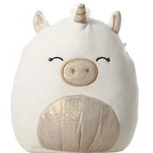 Squishmallow Sofia the White Unicorn with sparkle belly