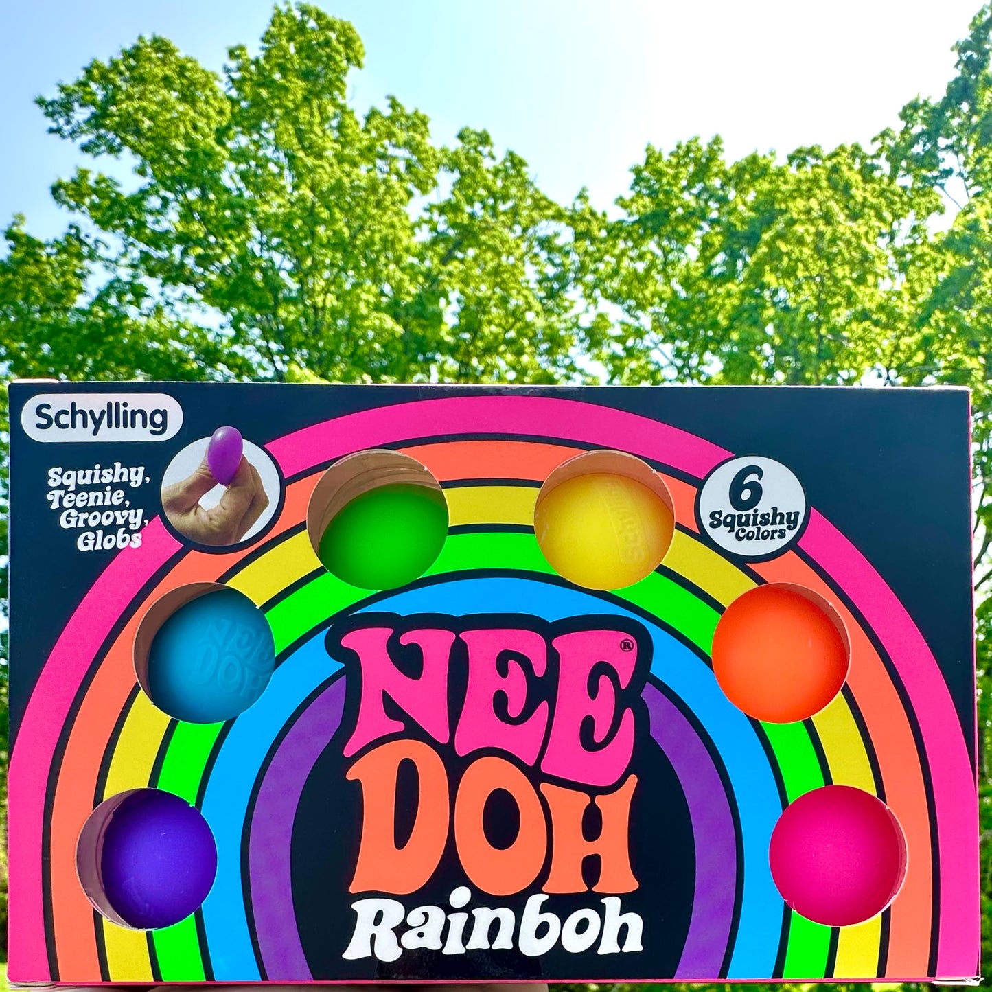 NeeDoh Teenie Rainbow Set