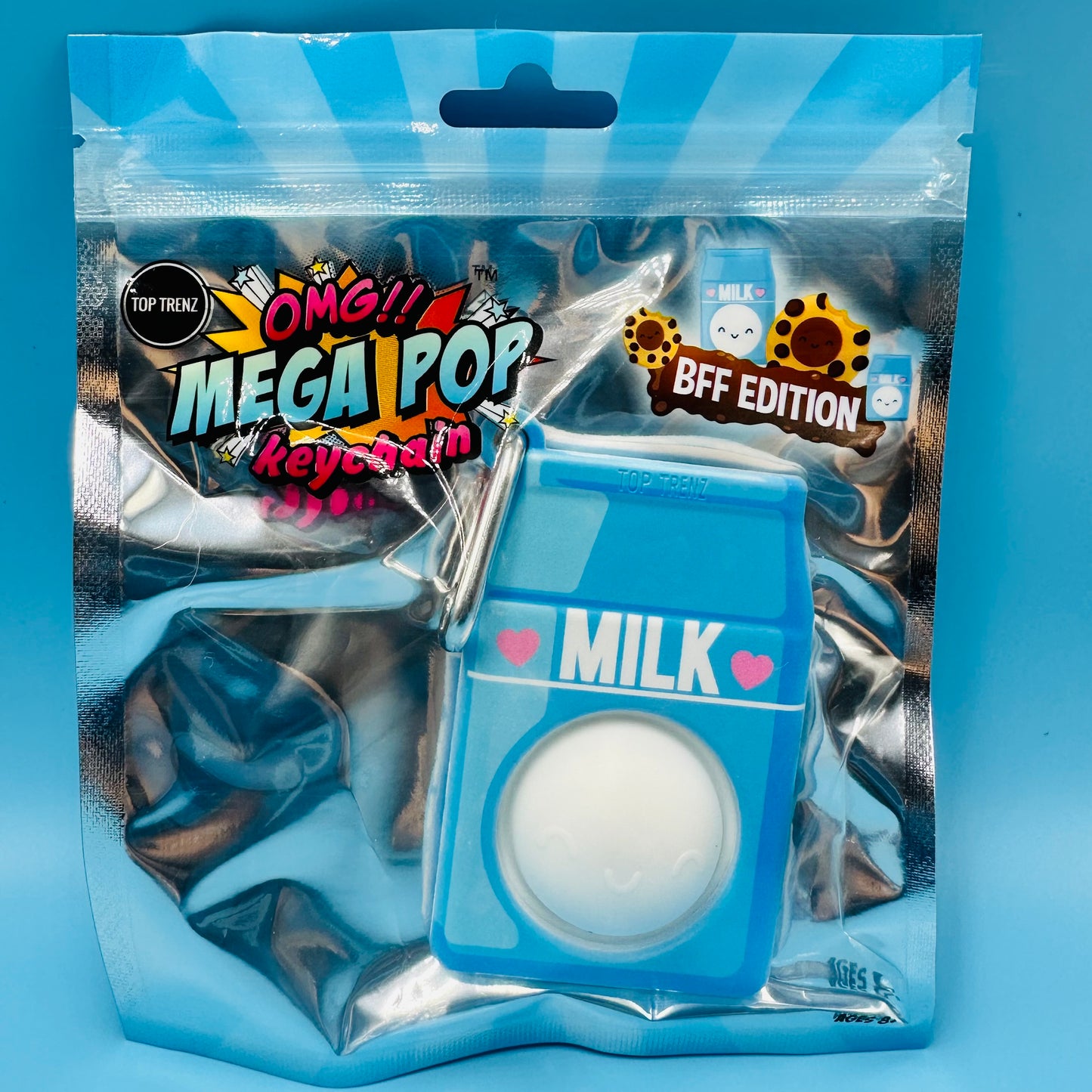 OMG Mega Pop Best Friend Keychains - Milk & Cookies