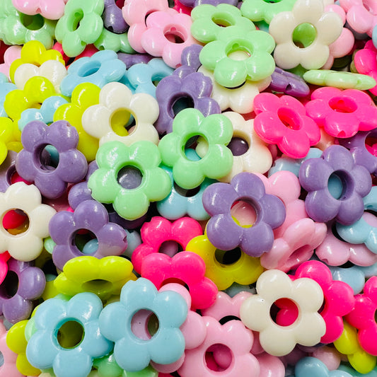 Flower Acrylic Beads