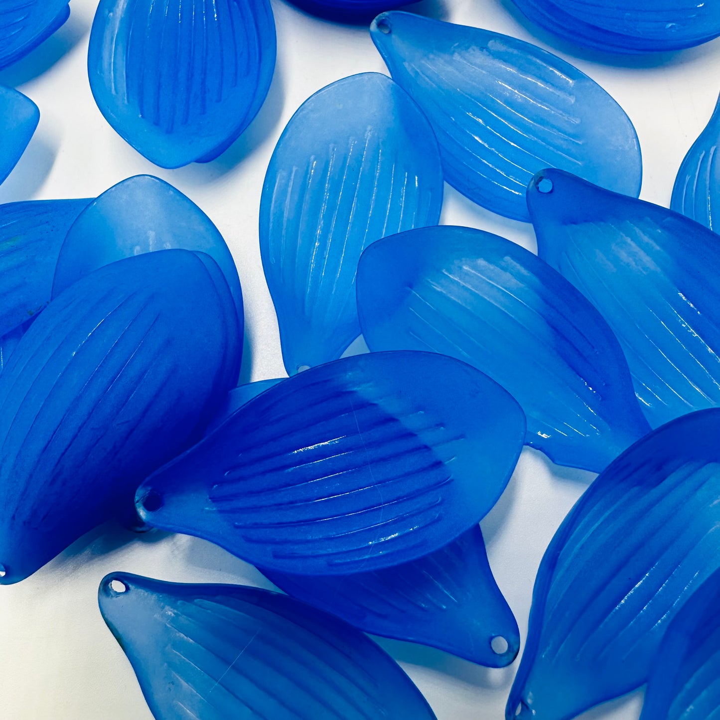 Giant Blue Petal Charms