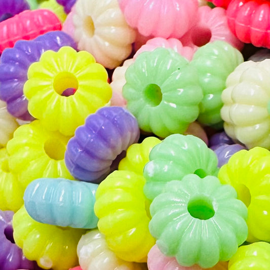 Acrylic Pumpkin Shape Beads