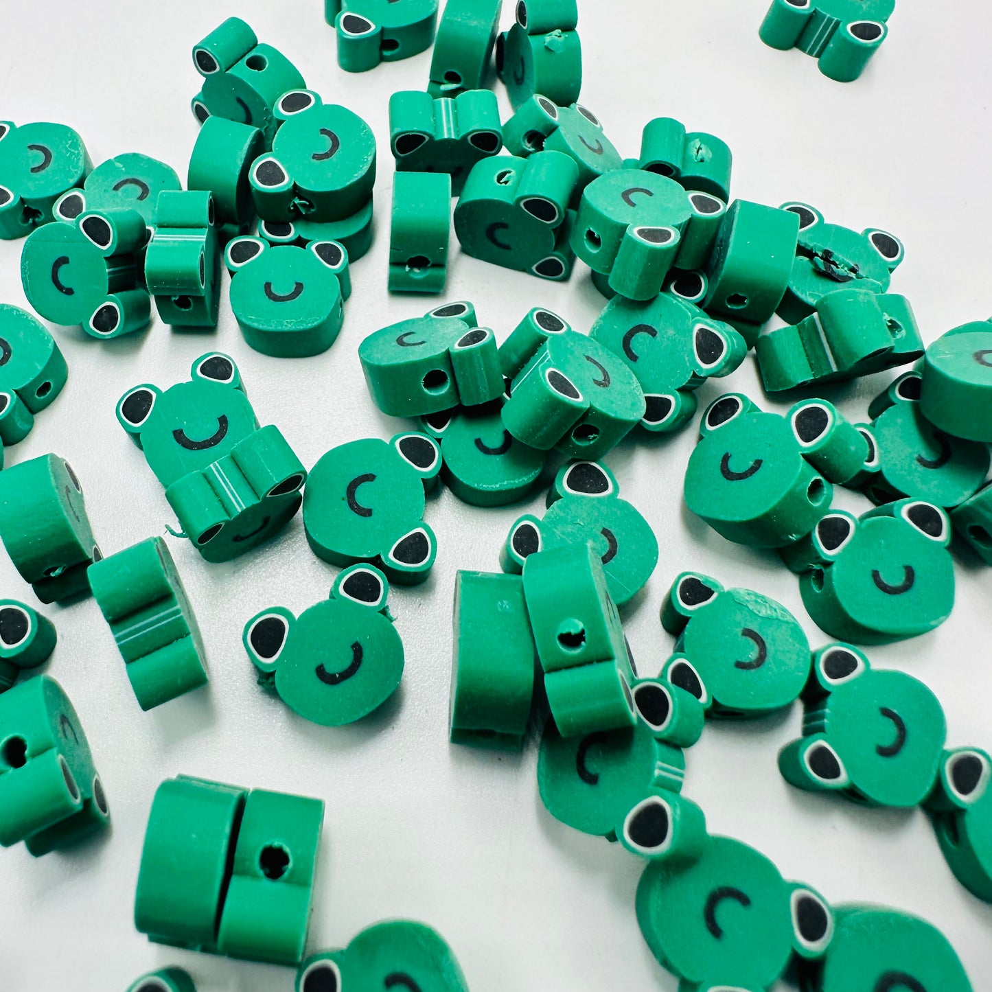 Polymer Clay Frog Charms