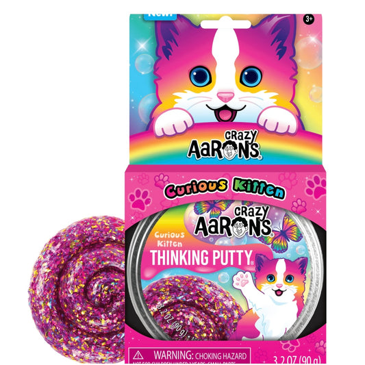 Crazy Aaron’s Thinking Putty-Curious Kitten