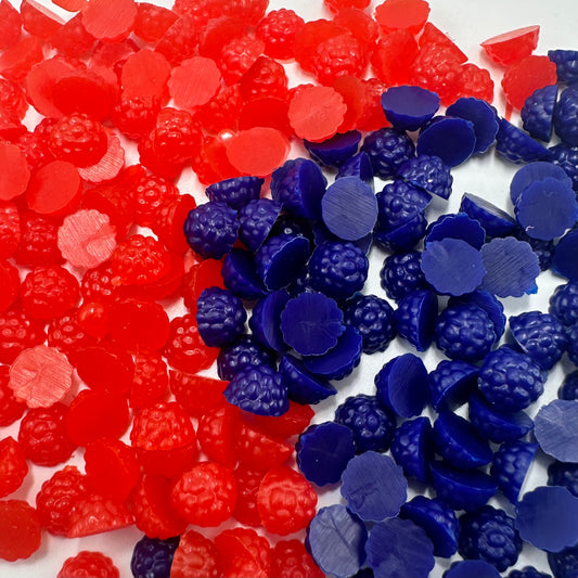 Artificial Raspberry Charms