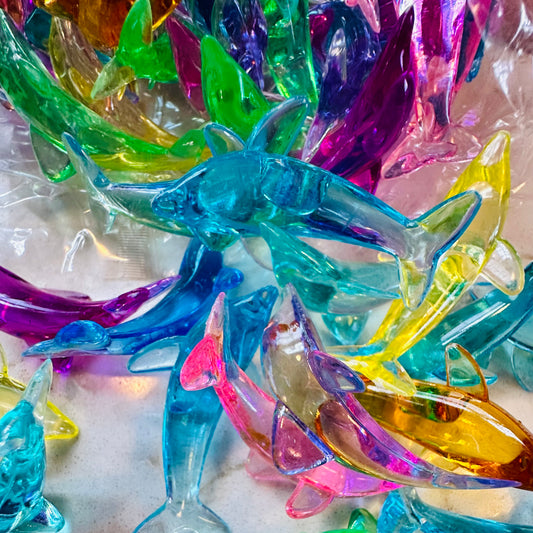 Acrylic Dolphin Charms