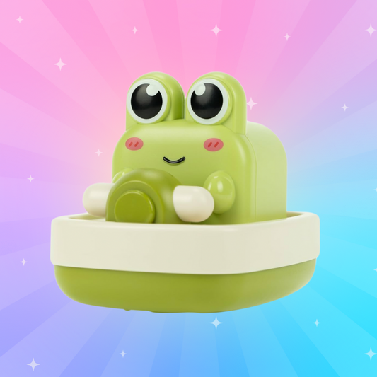Wind Up Frog in Boat