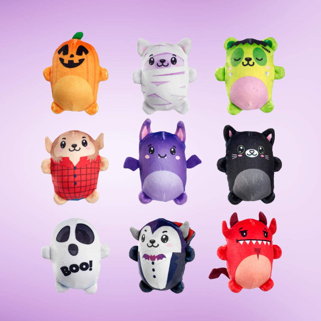 Bubble Stuffed Squishy Friends - Halloween Boo Edition